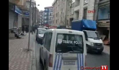 Esenyurt'ta polise silahlı saldırıdan görüntüler