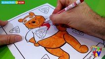 DISNEY WINNIE THE POOH Super Hero Coloring Color Book Childrens Drawing Coloring