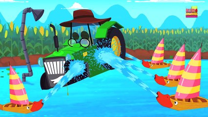 Little Red Car Rhymes - Old Mac Donald _ Funny Old MacDonald With Cars-aogZr1icQ_o