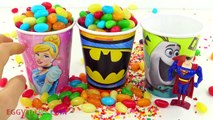 Candy Surprise Toys in Cups Disney Good Dinosaur Superman Teenage Mutant Ninja Turtles TMNT