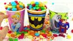 Candy Surprise Toys in Cups Disney Good Dinosaur Superman Teenage Mutant Ninja Turtles TMNT