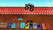 Monster truck _ Wheels on the monster trucks go round and round _ Nursery rhymes-Yyp_l0XF3Gw