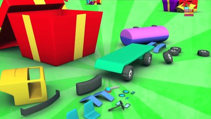 Oil Tank Truck _ Big Trucks _ Toy Cars Unboxing-Ohnob_EmOkM