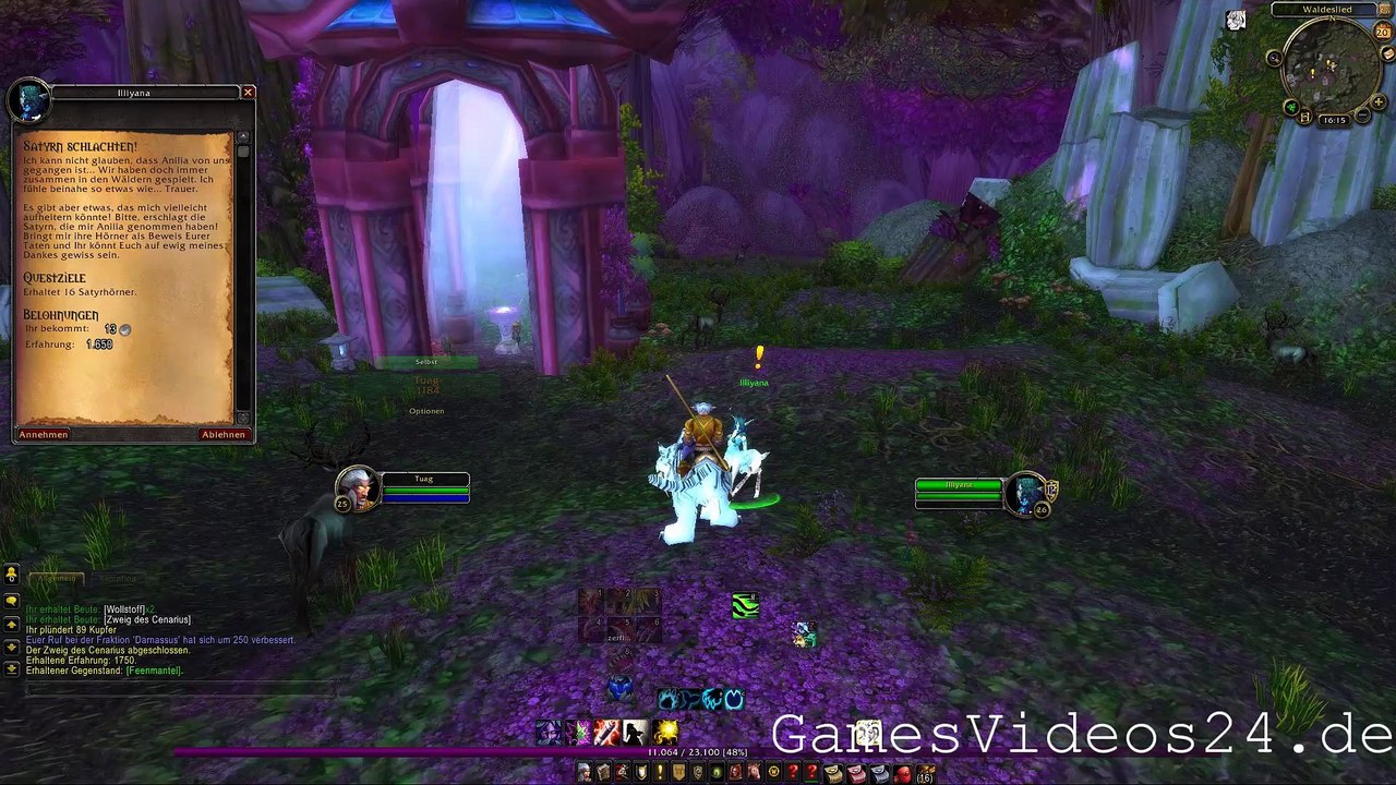 World of Warcraft Quest: Satyrn schlachten!