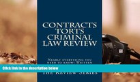 PDF [Download]  Contracts Torts Criminal law Review: Nearly everything you need to know! Written