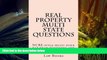 Read Book Real Property Multi State Questions: NCBE-style multi state bar exam questions and Black