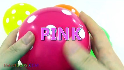 Learn Colors Balloons Compilation 5 Polka Dots Balloon M&M's Finger Family Nursery Rhymes Collection-DHqY40MIiMo