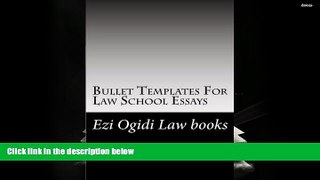 Audiobook  Bullet Templates For Law School Essays: Contracts Torts Criminal law: Line by line and