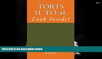 Read Book Torts 1L to 4L: Look Inside! 1L to 4L Ogidi law books  For Full