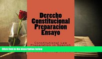 Audiobook  Derecho Constitucional Preparacion Ensayo: Constitutional Law Preparation in Spanish