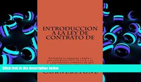 Best PDF  Introduccion a la Ley de Contrato de: Entender el derecho comun y los contratos UCC de