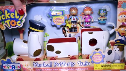 Tickety Toc Tommy, Tallulah, Pufferty, Tooteroo Train Set
