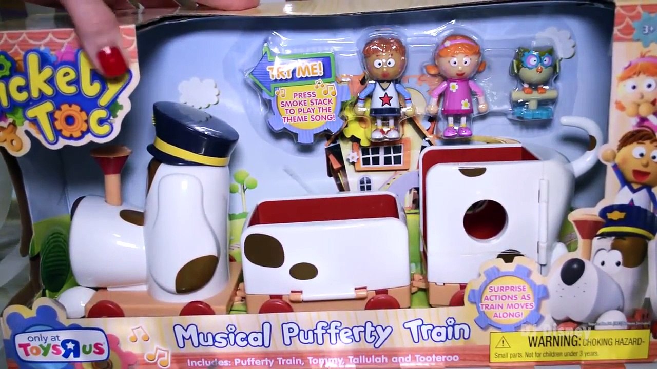 Tickety Toc Tommy, Tallulah, Pufferty, Tooteroo Train Set