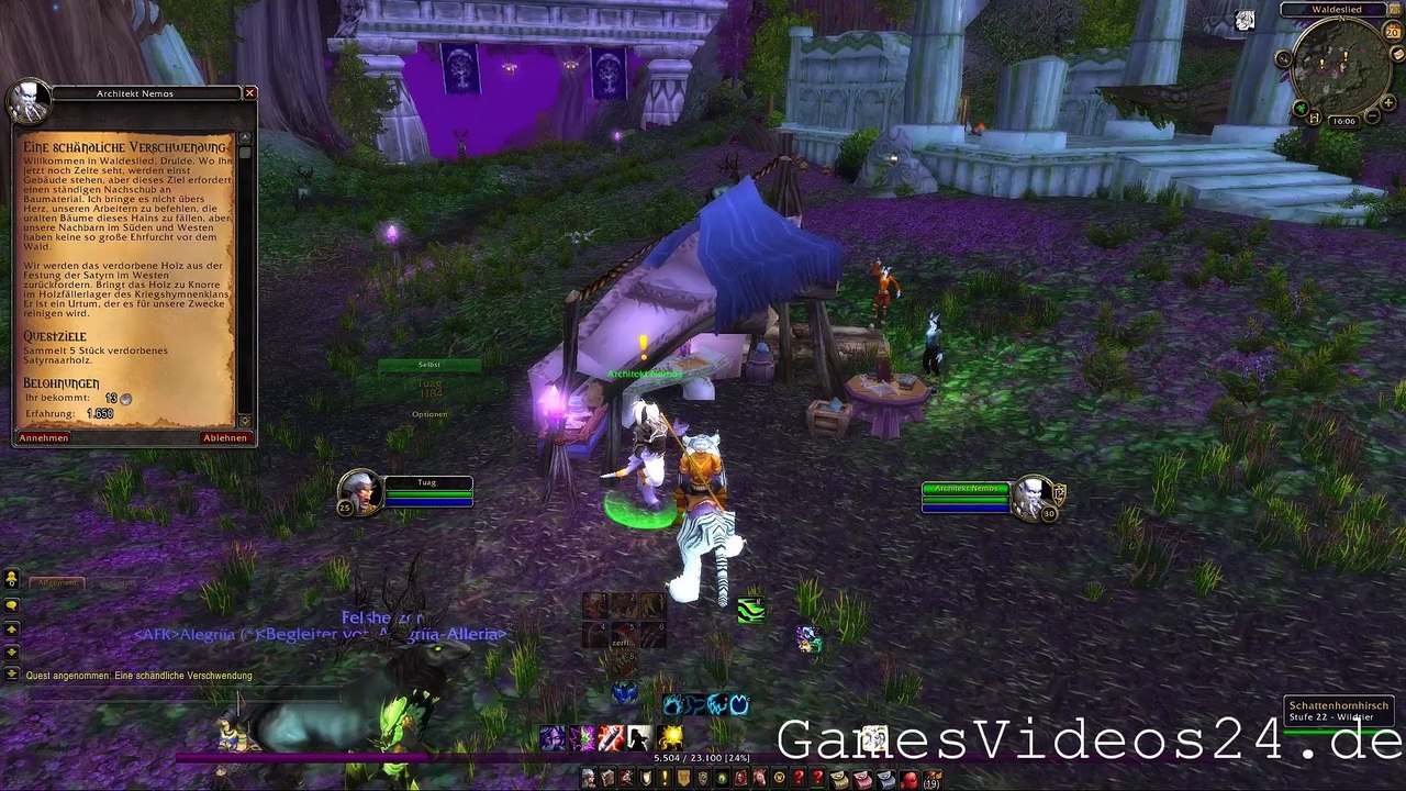 World of Warcraft Quest: Eine schändliche Verschwendung