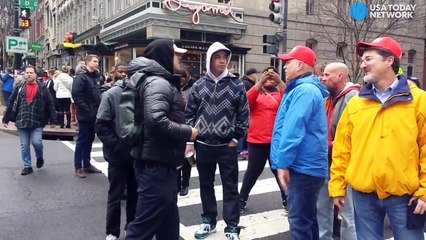 Protestors clash with police, Trump supporters-TyS_kxm-sfQ