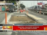 BT: Trapiko, nagsikip bunsod ng road reblocking