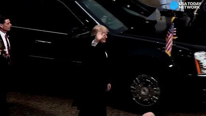 President Trump greets crowd during inaugural parade-sbcaR4yIeWY