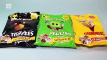 Angry Birds Toffees Jellies Gummies Surprise Egg Stickers Candies Toy