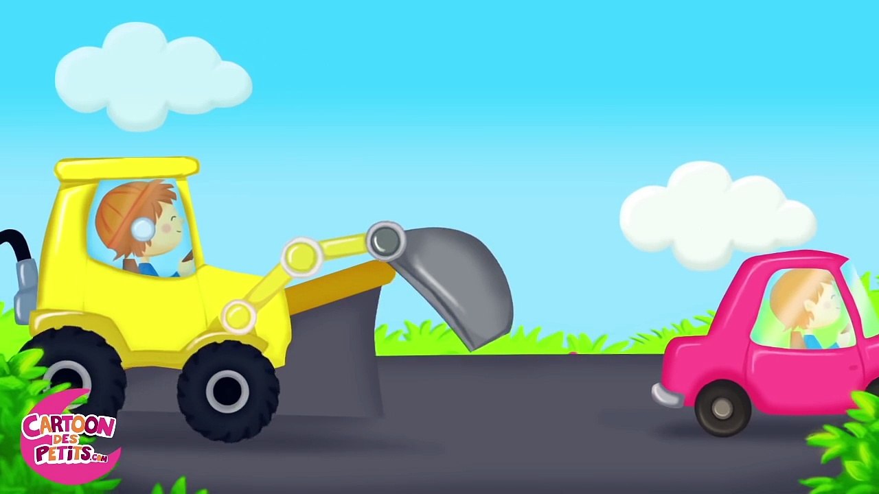 Backhoes - Learning Colors - for Kids and Preschool - Learn Colours-DZLZxZMQgNY