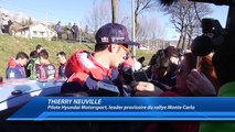 Rallye Monte-Carlo : Thierry Neuville solide leader. Son interview après les deux premières spéciales de ce samedi