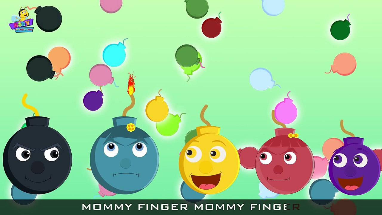 Finger Family _ Funny Bomb Finger Family _ Finger Family Nursery Rhymes-Hh7vjHjRGrU