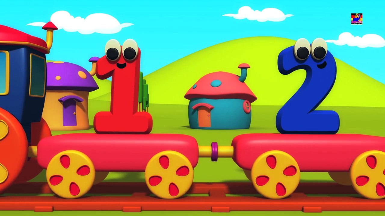 bob Anzahl Zug _ beliebte Kinderreim _ Bildungs-Video _ Bob Number Train for kids-247zox2nQFE