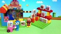 Anpanman Animation Stop Motion Lego: Selling Food at the Supermarket