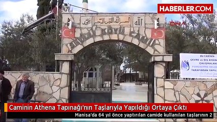 Caminin Athena Tapınağı'nın Taşlarıyla Yapıldığı Ortaya Çıktı