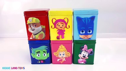 Learn Colors Bubble Guppies Teen Titans Play-Doh Dippin Dots DIY Cubeez Toy Surprise Episodes