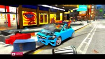 COLORS MERCEDES CARS FOR KIDS & TALKING TOM CAT COLORS DANCE PARTY NURSERY RHYMES SONGS FOR CHILDREN