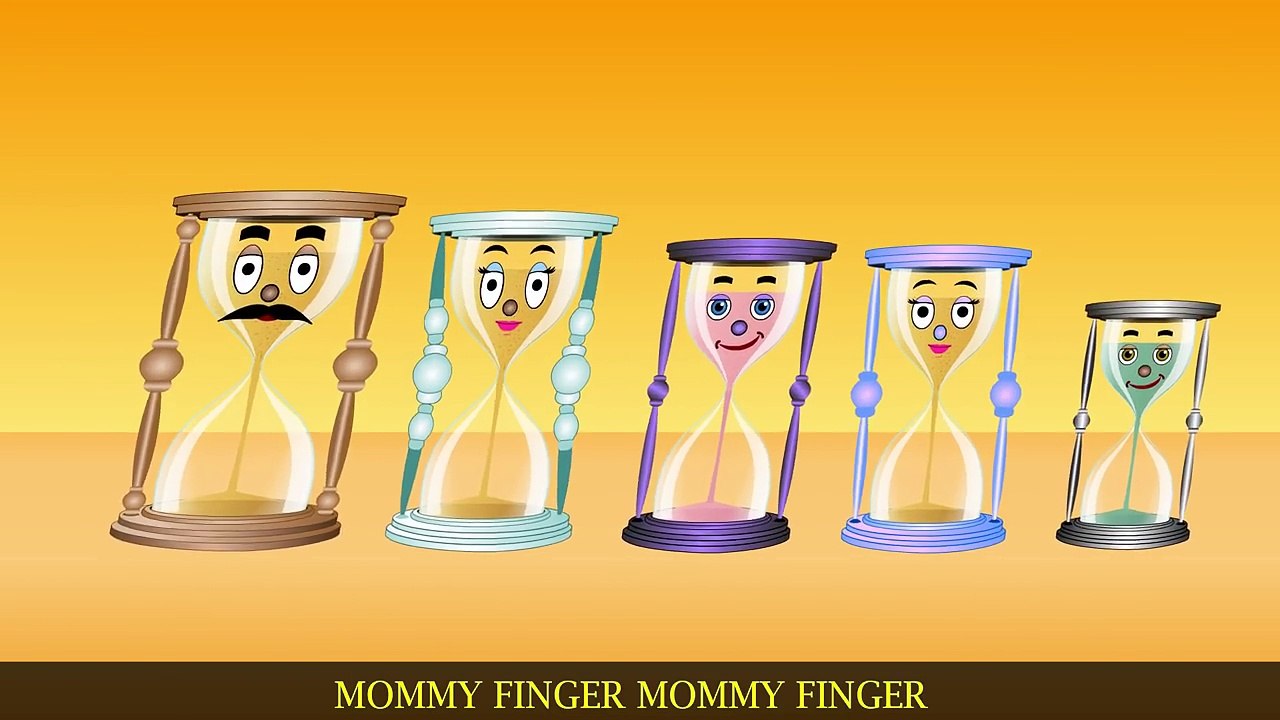 Finger Family Sandglass Family _ Finger Family Songs _ Hourglass Finger Family-m9pMiB8kZ8s
