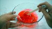 Como hacer slime Rojo Receta Experimento casero Hazlo tu mismo