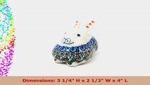 Polish Pottery Miniature Bunny Rabbit 1624 58d68a6d