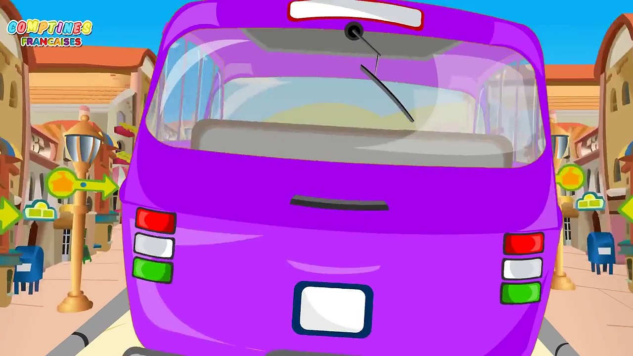 Les roues de l'autobus _ Wheels on the bus in French _ Comptines et chansons pour enfants-Aailpq7AWCE