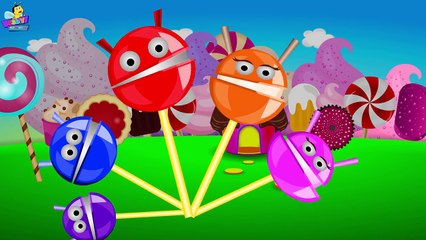 Lollipop Finger Family  _ Finger Family Songs _ Finger Family Lollipop Robot--bIGUy9dn3I