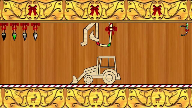 Santa's Workshop 'backhoe' L'atelier de Noël 'tractopelle' KVSfPrF5xM