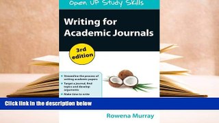 Audiobook  Writing for Academic Journals, Third Edition (Open Up Study Skills) Trial Ebook