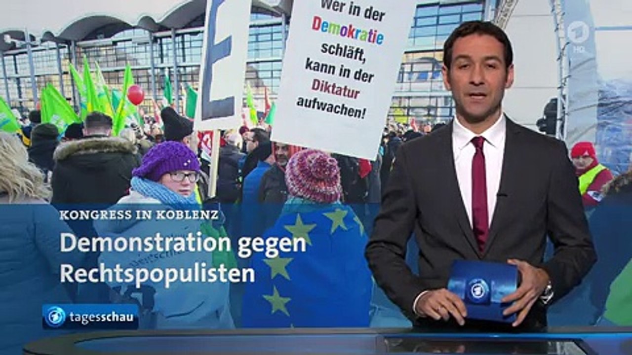 Tagesschau | 21. 01. 2017 12:55 Uhr (mit Tarek Youzbachi) [GANZE FOLGE] | Das Erste