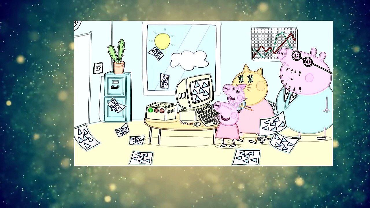 Peppa Pig - Daddy Pigs office - clip