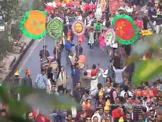 মঙ্গল শোভাযাত্রা বিশ্ব সাংস্কৃতিক ঐতিহ্যে স্থান পাওয়ায় আনন্দ র‍্যালী