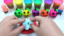 Learn Colors Play Doh ToyS! Peppa Pig English Episodes Compilation - Finger Family Nursery Rhymes