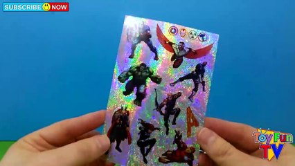 Avengers Assemble Captain America Coloring Color Book Activity Pack Opening Colour