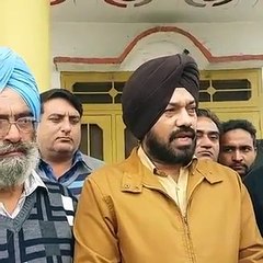 gurpreet guggi in front of media