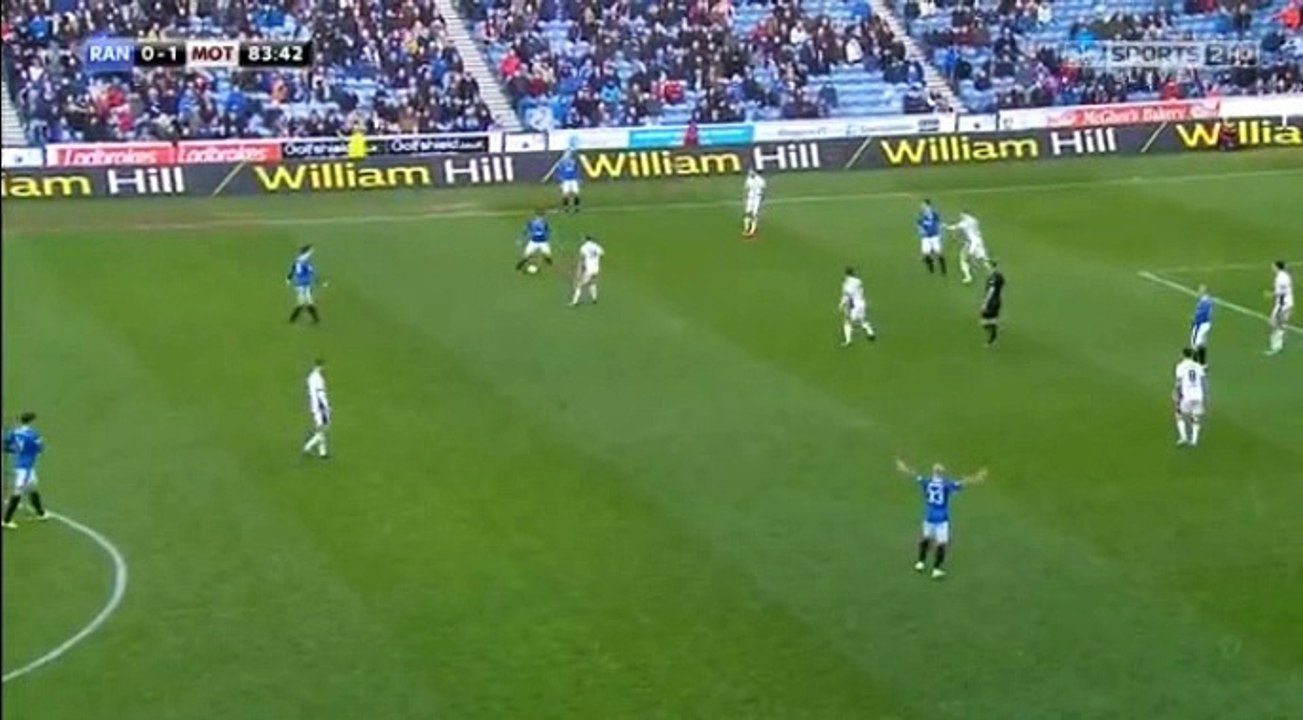 Kenny Miller  Goal HD - Rangers	1-1	Motherwell 21.01.2017