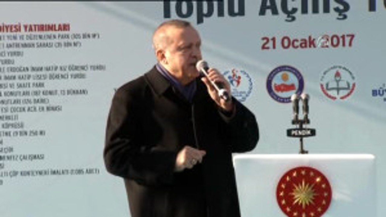 Erdoğan: "Biz Tek Milletiz, Tek Bayrağız, Tek Vatanız, Tek Devletiz"