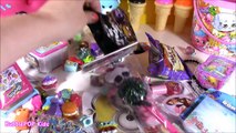 Bucket of SHOPKINS! Season 1 2 3 Twozies! Five Nights at Freddys! Monster High CANDY Lip BALM! FUN