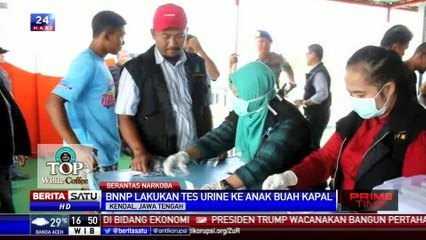 BNNP Kendal Tes Urine Puluhan Anak Buah Kapal