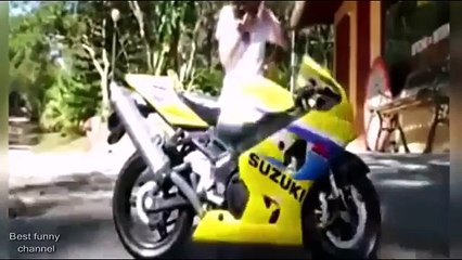 Мото Приколы. (12.01.2016) HD