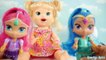 BABY ALIVE EATS PLAY DOH and POOP in Potty Diaper Snackin Sara kids toys playdough Shimmer and Shine