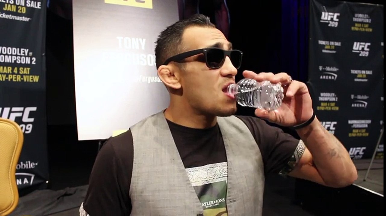 UFC - Tony Ferguson media scrum at UFC 209 onsale - Instant Sports Roundup